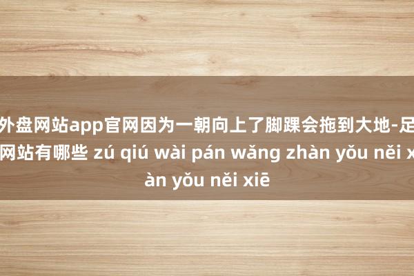 足球外盘网站app官网因为一朝向上了脚踝会拖到大地-足球外盘网站有哪些 zú qiú wài pán wǎng zhàn yǒu něi xiē