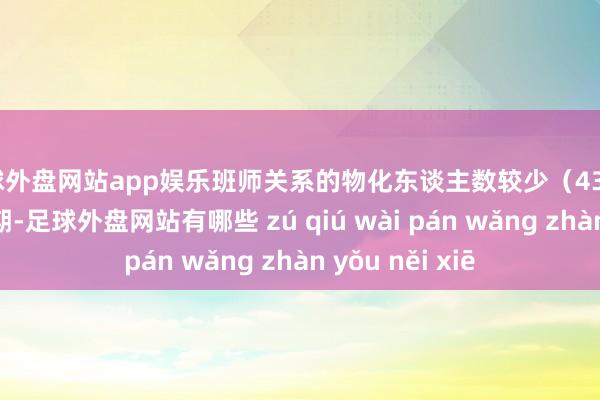 足球外盘网站app娱乐班师关系的物化东谈主数较少（43对65）；与此同期-足球外盘网站有哪些 zú qiú wài pán wǎng zhàn yǒu něi xiē