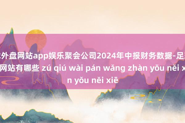 足球外盘网站app娱乐聚会公司2024年中报财务数据-足球外盘网站有哪些 zú qiú wài pán wǎng zhàn yǒu něi xiē