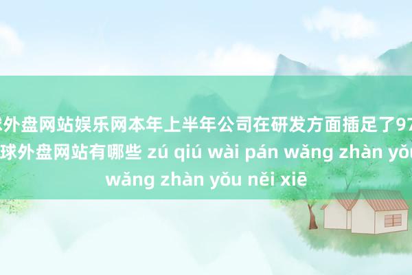 足球外盘网站娱乐网本年上半年公司在研发方面插足了977.55万元-足球外盘网站有哪些 zú qiú wài pán wǎng zhàn yǒu něi xiē