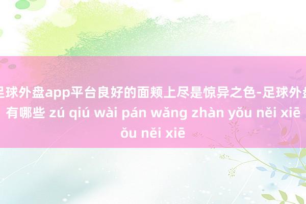 现金足球外盘app平台良好的面颊上尽是惊异之色-足球外盘网站有哪些 zú qiú wài pán wǎng zhàn yǒu něi xiē