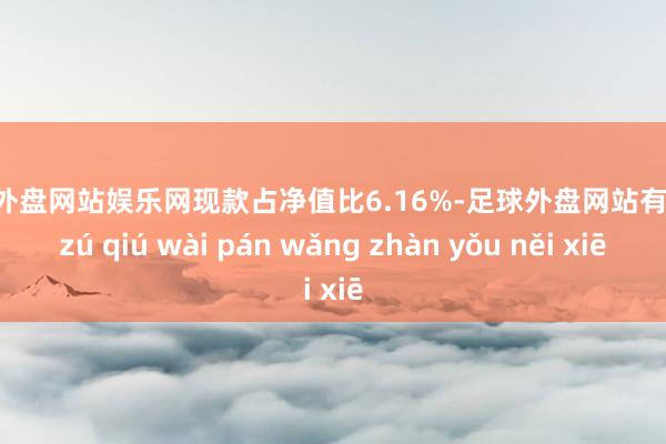 足球外盘网站娱乐网现款占净值比6.16%-足球外盘网站有哪些 zú qiú wài pán wǎng zhàn yǒu něi xiē