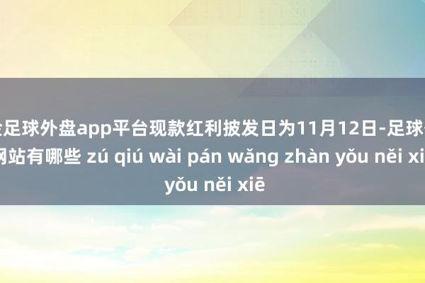 现金足球外盘app平台现款红利披发日为11月12日-足球外盘网站有哪些 zú qiú wài pán wǎng zhàn yǒu něi xiē